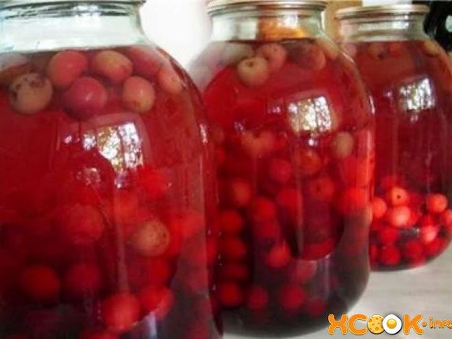 Рецепт компота из черешни на зиму