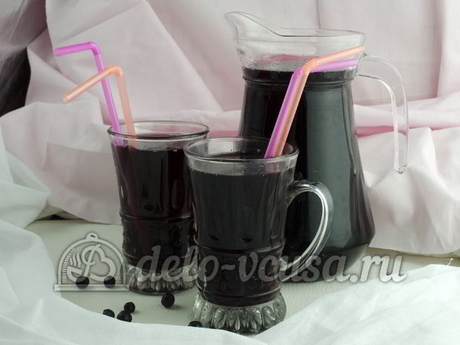 Рецепт компота из черники