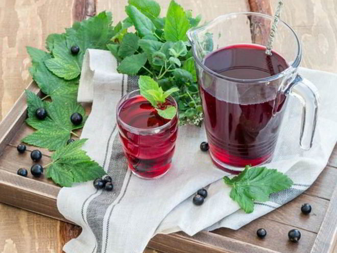 Рецепт компота из черной смородины