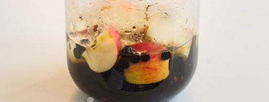 компот из черноплодки с яблоками на зиму. Шаг 6