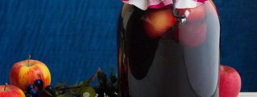 компот из черноплодки с яблоками на зиму. Шаг 8