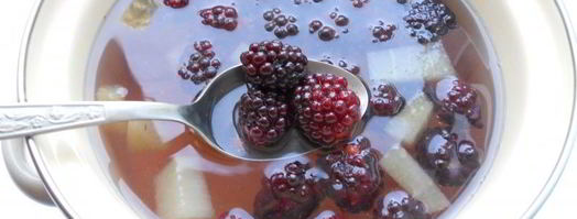компот из дыни и ежевики. Шаг 4
