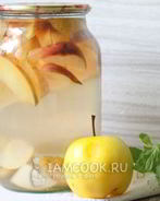 Компот из груш и яблок на зиму