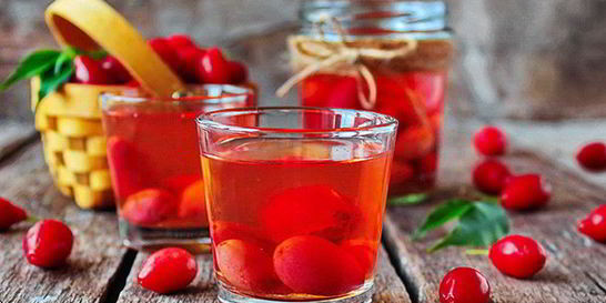 Компот из кизила