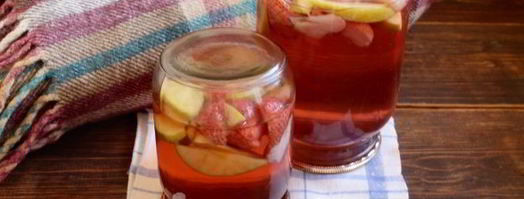 компот из клубники и яблок. Шаг 11