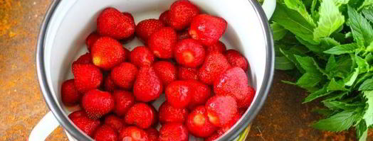 компот из клубники с мятой на зиму. Шаг 5