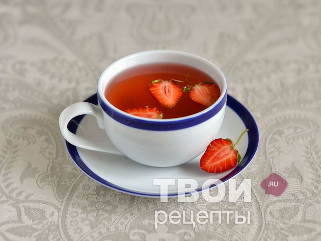 Рецепт компота из клубники