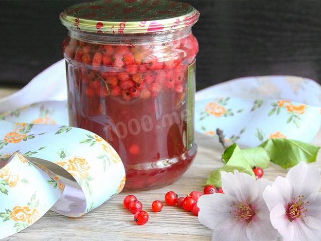 Рецепт компота из красной смородины на зиму без стерилизации