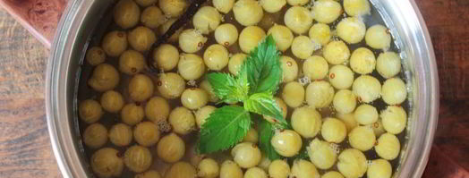 компот из крыжовника и мяты. Шаг 5