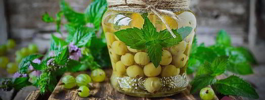 компот из крыжовника и мяты. Шаг 6