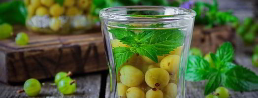 компот из крыжовника и мяты. Шаг 7