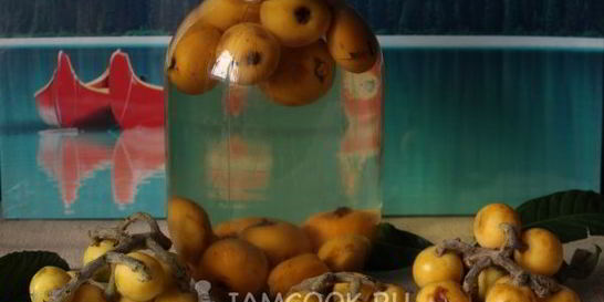 Компот из мушмулы на зиму