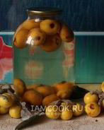 Компот из мушмулы на зиму