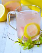 Компот из ревеня с имбирем и лимоном