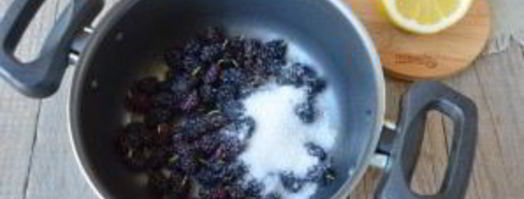 компот из шелковицы. Шаг 2