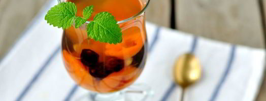 компот из сухофруктов с лимоном и мелиссой. Шаг 5