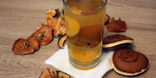 Компот из сухофруктов с мандаринами