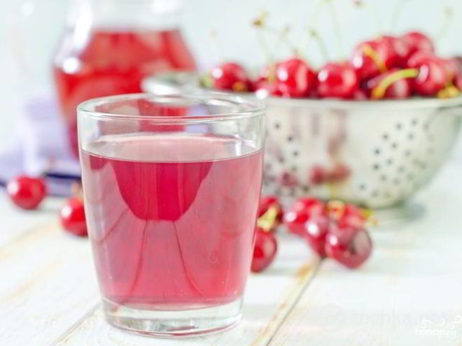 Рецепт компота из вишни без закатки