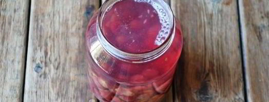 компот из вишни и крыжовника. Шаг 16