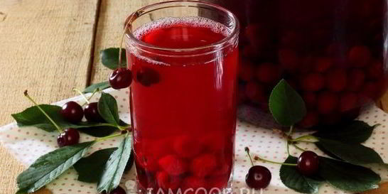 Компот из вишни на зиму