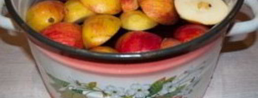 компот из вишни с яблоками. Шаг 3