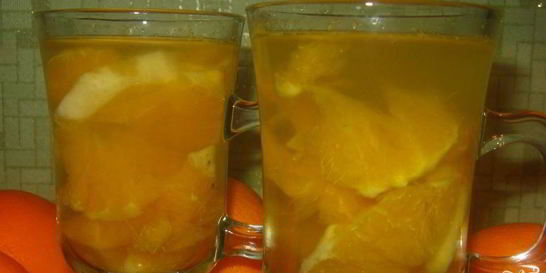 Компот из яблок и апельсинов