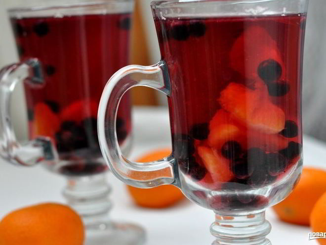 Рецепт компота из ягод