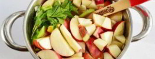 компот с ревенем и яблоками. Шаг 3