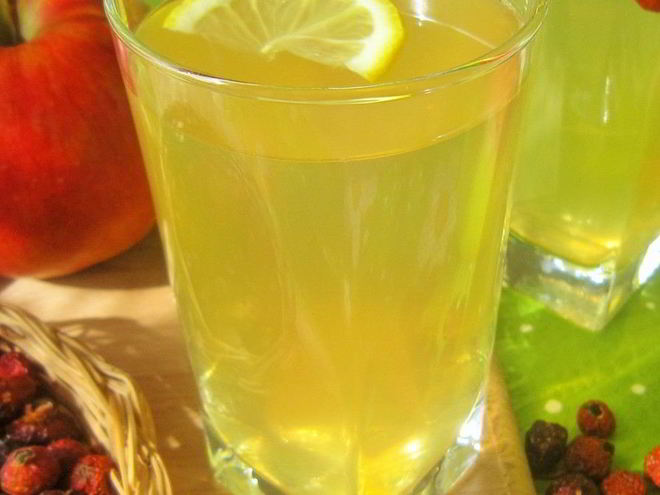 Рецепт компота с шиповником и имбирем