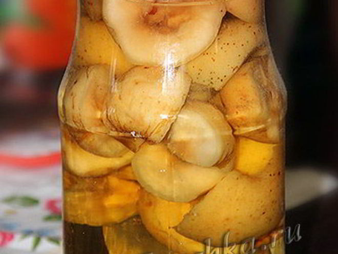 Рецепт компота ванильно-яблочный