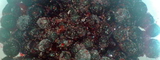 компотик из свежезамороженных ягод с лимоном. Шаг 5