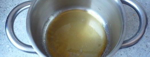 миндальные блинчики с компотом из ананаса, фиников и ванили. Шаг 2