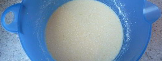 миндальные блинчики с компотом из ананаса, фиников и ванили. Шаг 5