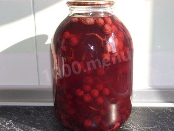 Рецепт виноградного компота из винограда на зиму