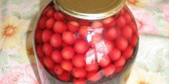 Вишневый компот на зиму