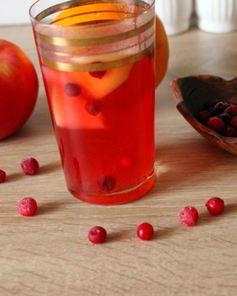 Яблочно-клюквенный компот