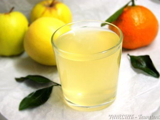 Рецепт яблочно-мандаринового компот