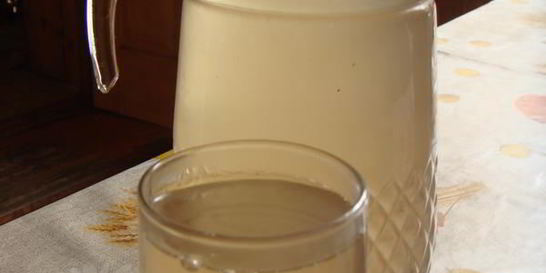 Яблочный компот с лаймом и мятой