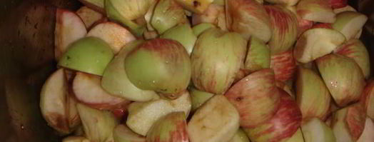 яблочный компот с лаймом и мятой. Шаг 2