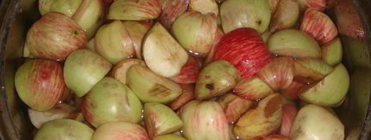 яблочный компот с лаймом и мятой. Шаг 4