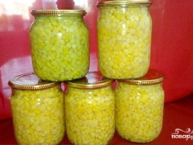 Рецепт кукурузы на зиму без стерилизации