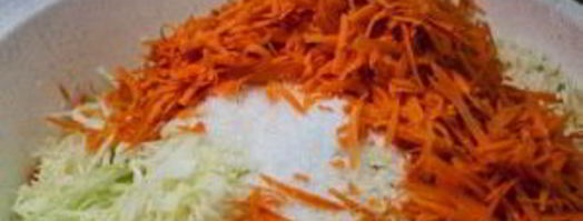 квашеная капуста с клюквой. Шаг 7