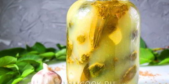 Квашеные огурцы с горчицей