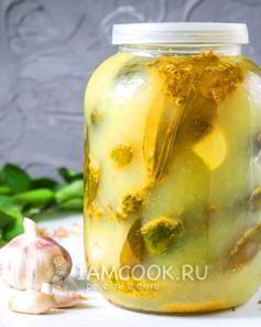 Квашеные огурцы с горчицей