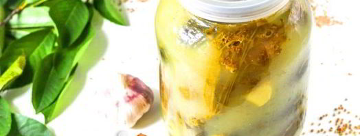 квашеные огурцы с горчицей. Шаг 13