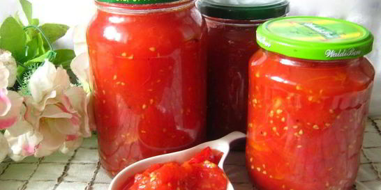 Ленивая томатная заготовка