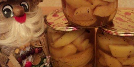 Айва маринованная