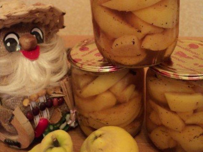 Рецепт айвы маринованной