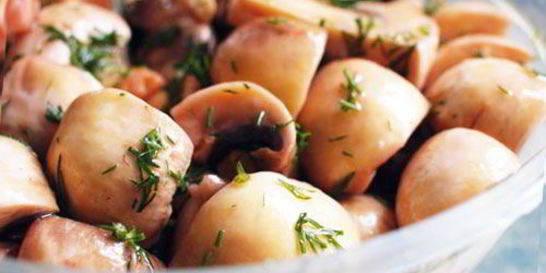 Быстро маринованные грибы