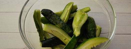 быстрые маринованные огурцы. Шаг 2